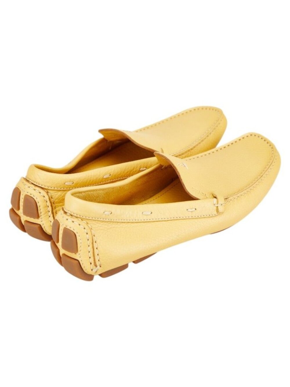 Prada Driving 35 Yellow Leather Sneaker - Picture 2 of 10